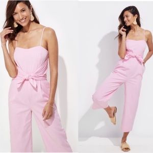 Vineyard vines tie front jumpsuit